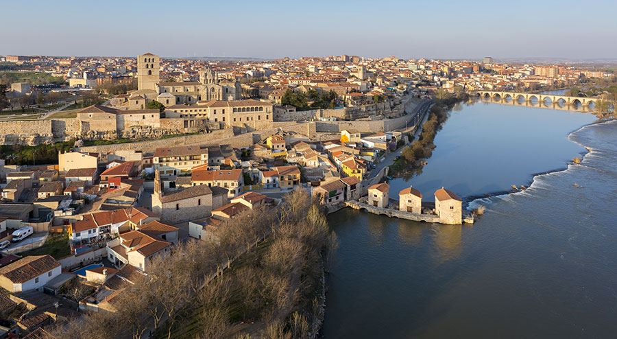 Aerial view Zamora